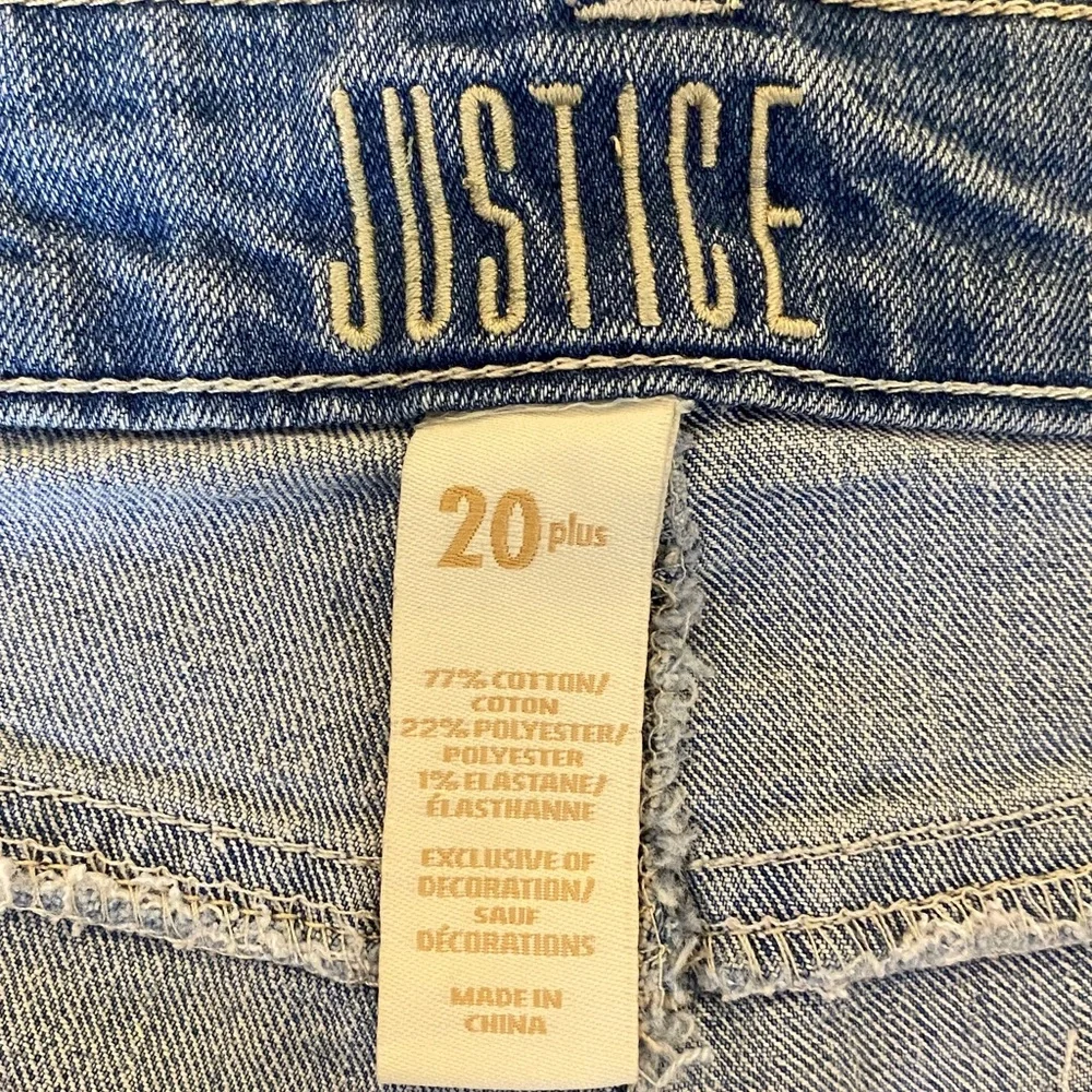 Justice size 20plus jean shorts